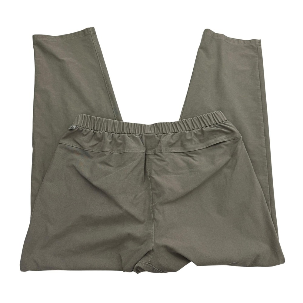 Lululemon Pants Mens L Green Twill Khakis Drawstring Elastic ABC Light Utilitech